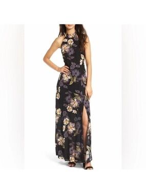 ASTR floral halter neck dress sz small